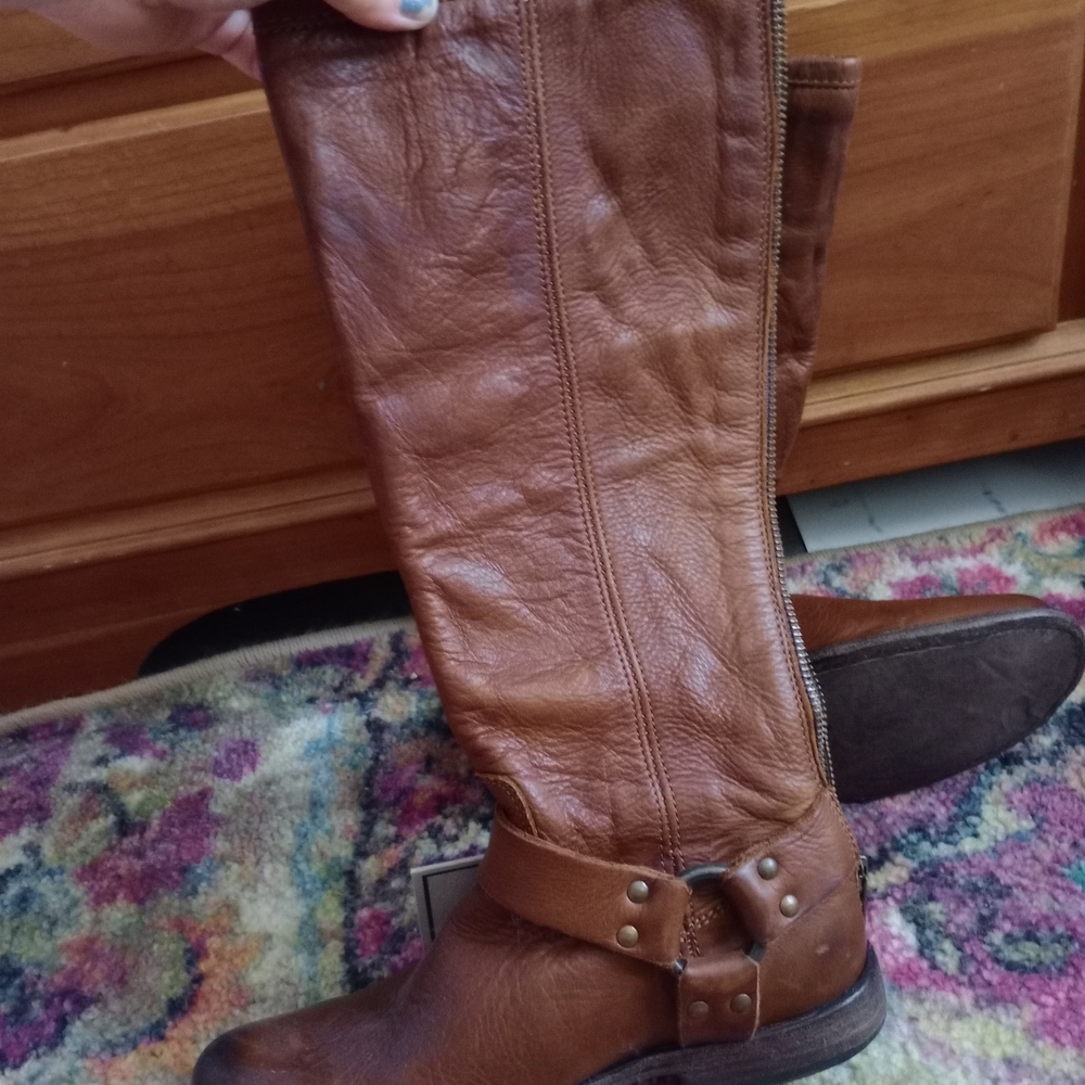 FRYE AND CO. Brown Heeled Boots NWT
